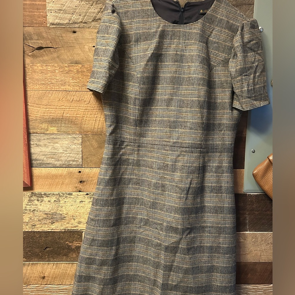 Brooks brothers plaid dress